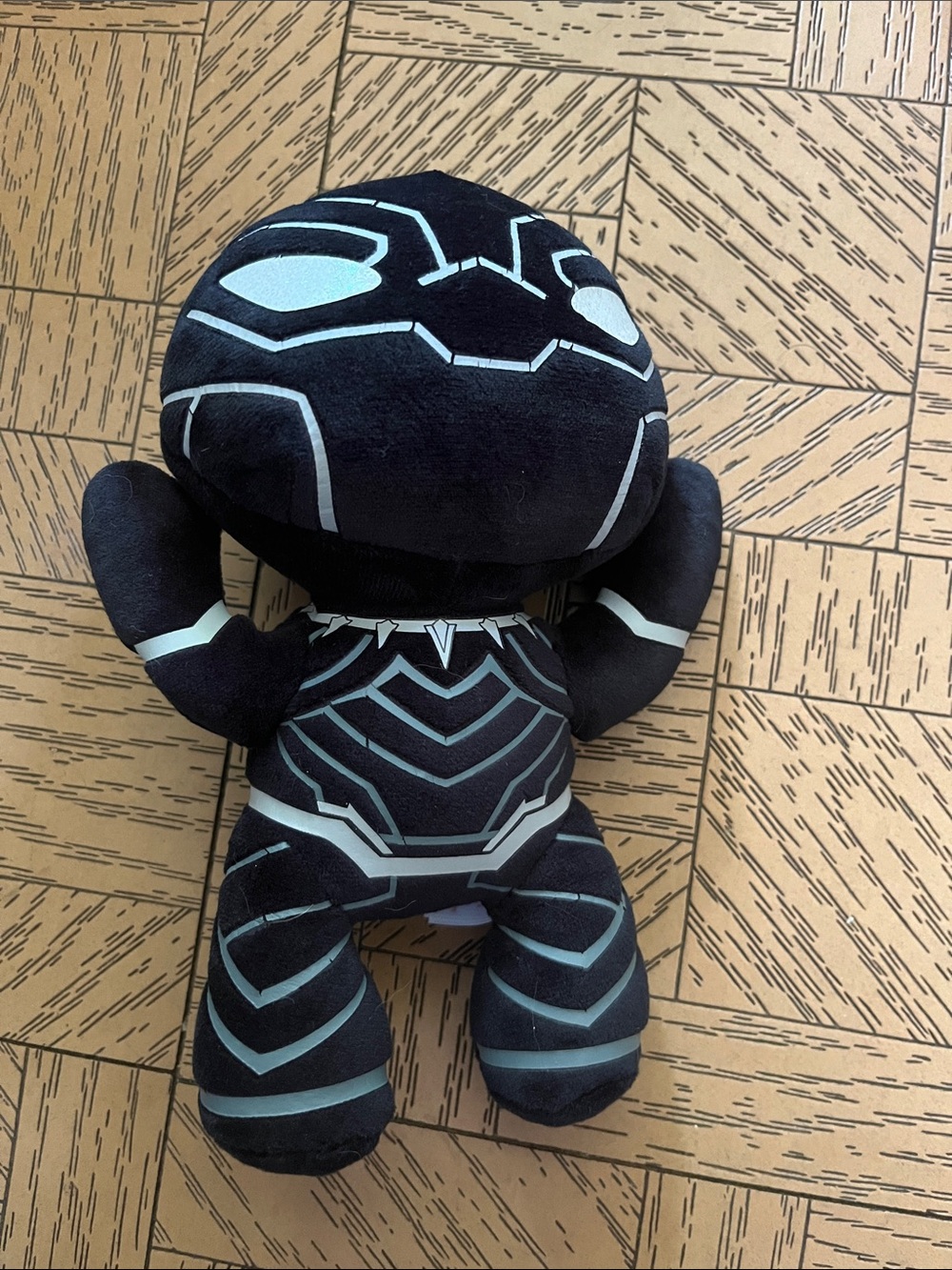 Marvel Black & Silver Black Panther Beanie Plush